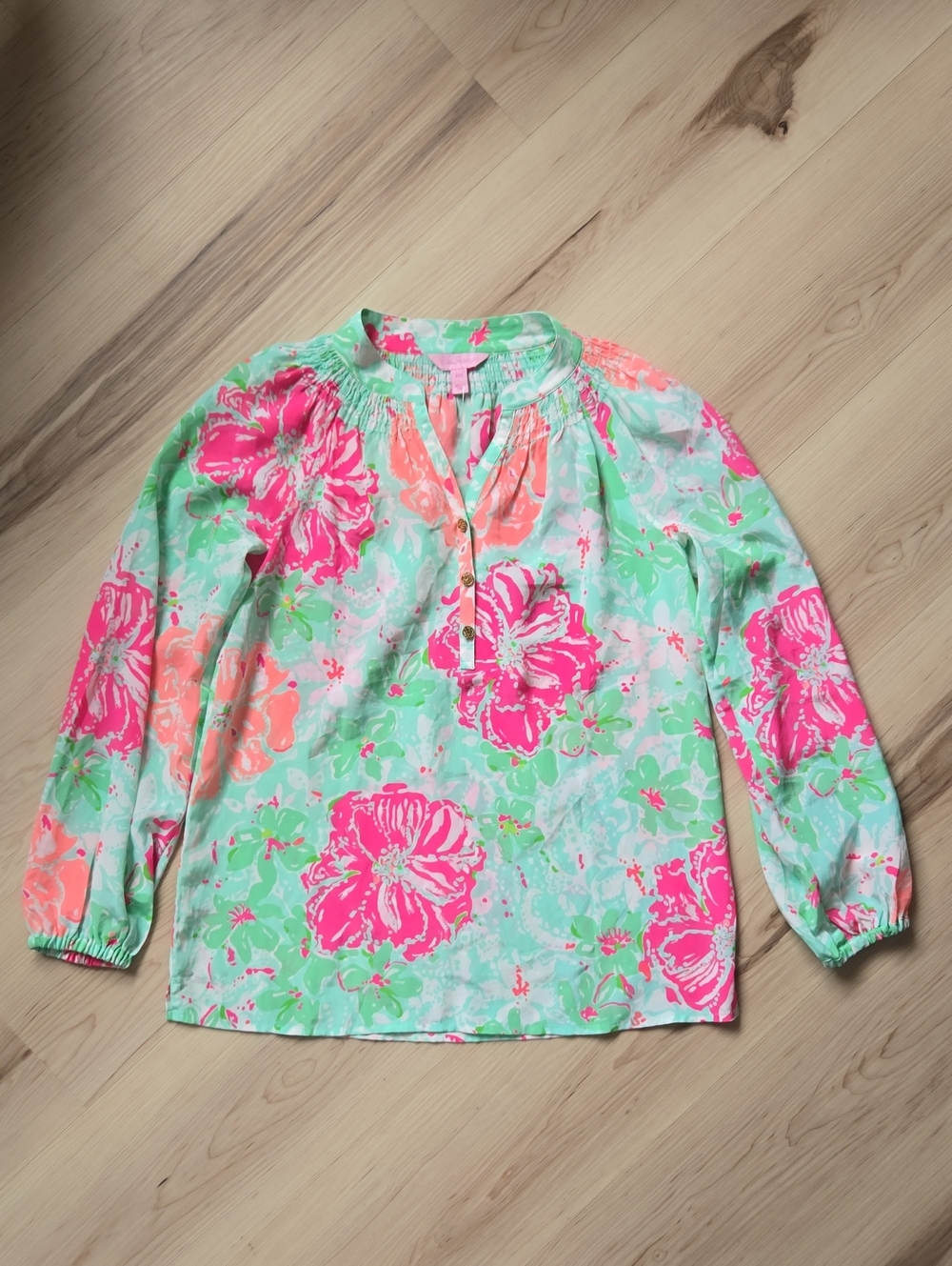 Lilly Pulitzer Elsa Silk Top, Size XXS